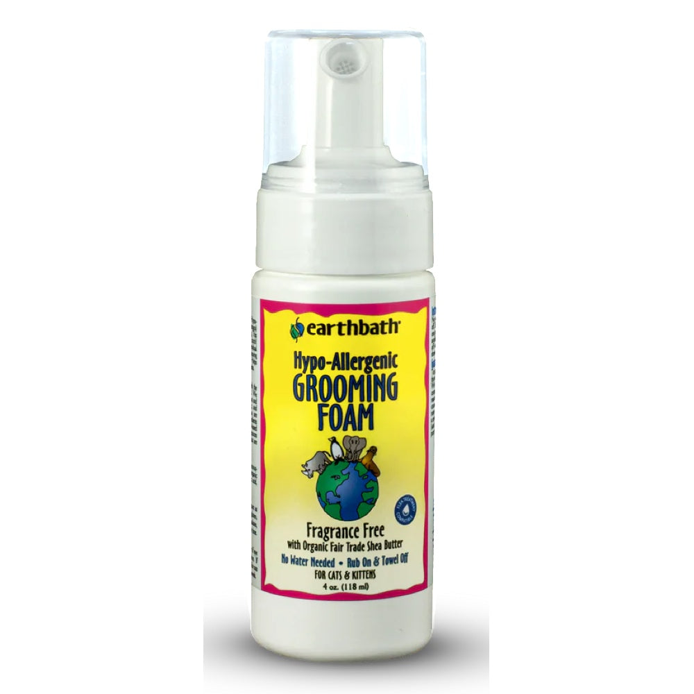 20% OFF: EarthBath Hypo-Allergenic Grooming Foam for Cats 118ml