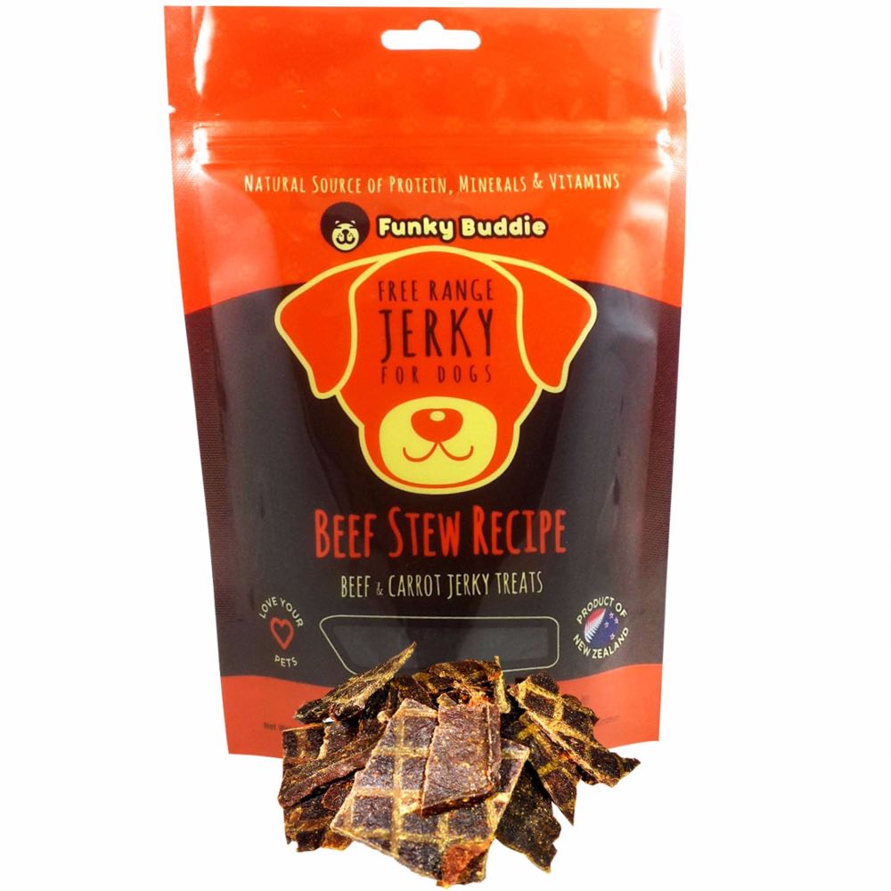 Funky Buddie Beef Stew Dog Treats 4oz
