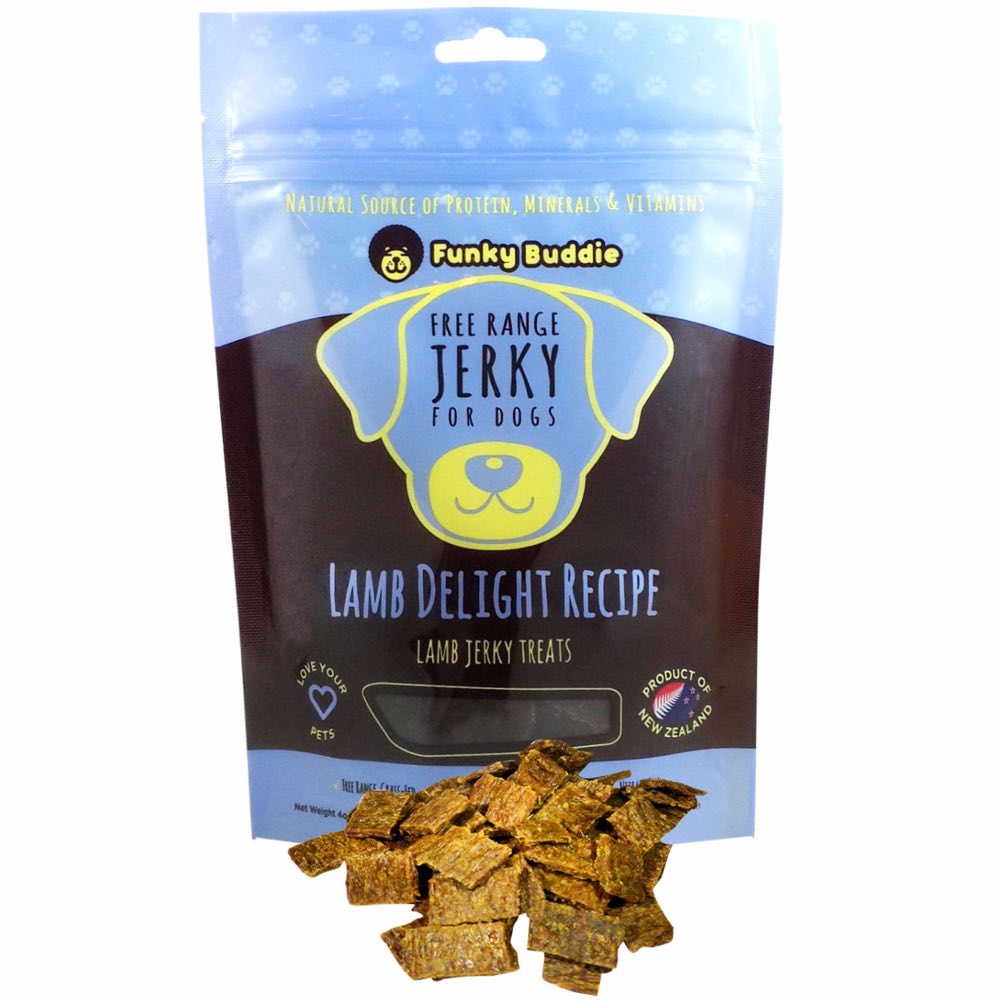 Funky Buddie Lamb Delight Dog Treats 4oz