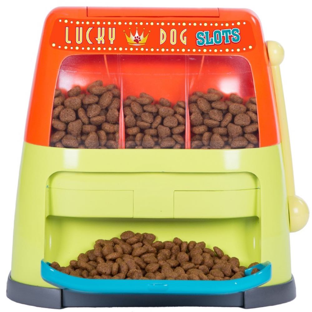 Outward Hound Lucky Dog Slots Puzzle Dog Toy