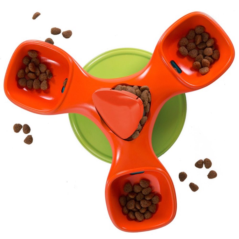 Outward Hound Triple Treater Totter Puzzle Dog Toy