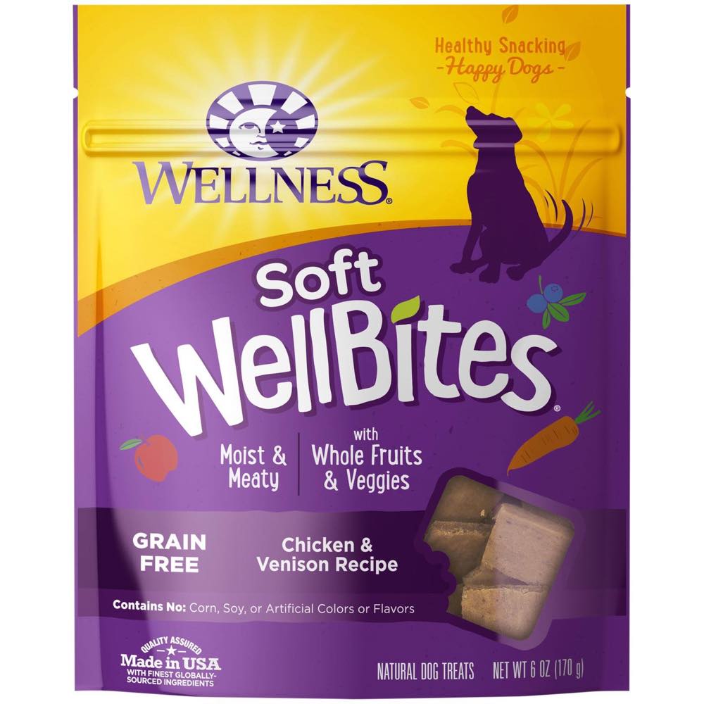 '25% OFF (Exp 13Dec25)': Wellness Rewarding Life (WellBites) Chicken & Venison Grain Free Dog Treats 6oz