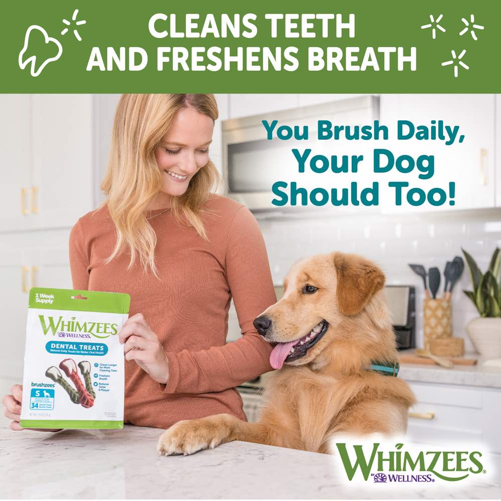 $12 OFF: Whimzees Variety Value Box Medium Grain-Free Dental Dog Treats 28pc