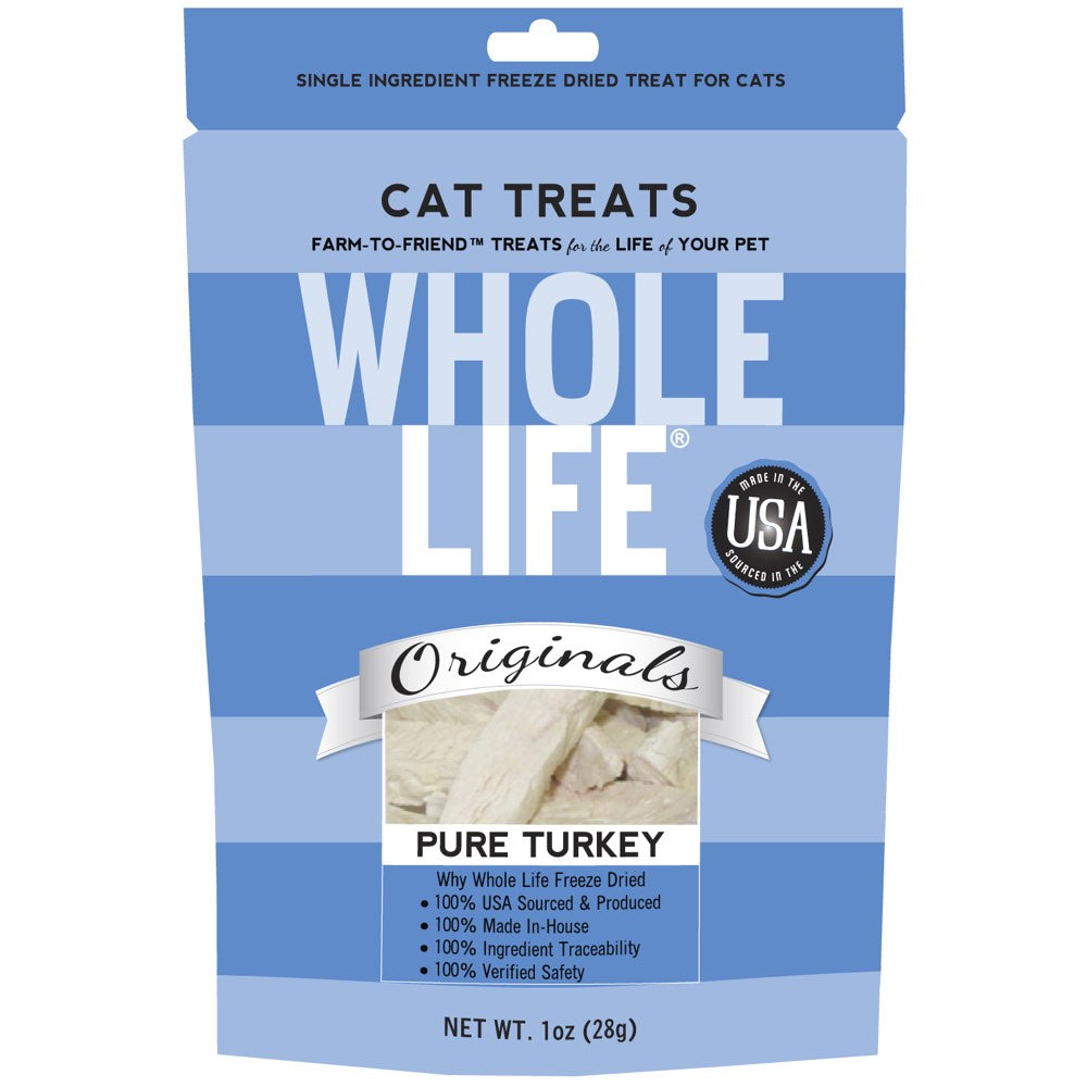 Whole Life Originals Freeze Dried Turkey Breast Cat Treats 1oz