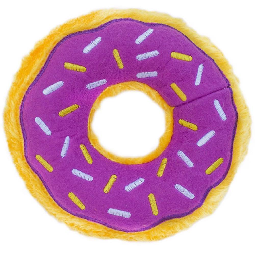 ZippyPaws Halloween Grape Jelly Donutz Dog Toy