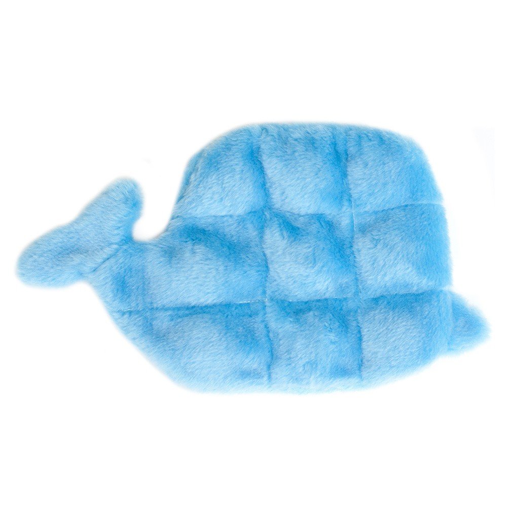 ZippyPaws Squeakie Flattiez Wiley the Whale Dog Toy