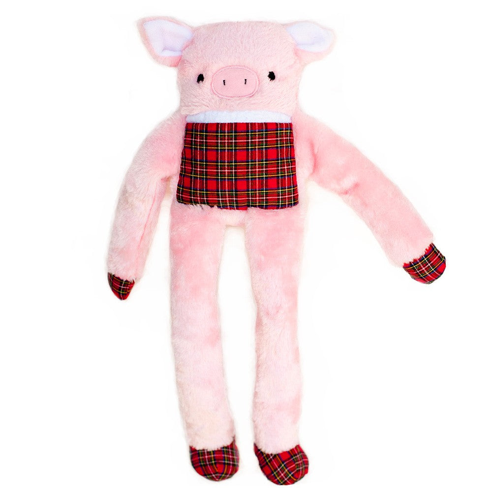 ZippyPaws Lanky Pig Dog Toy