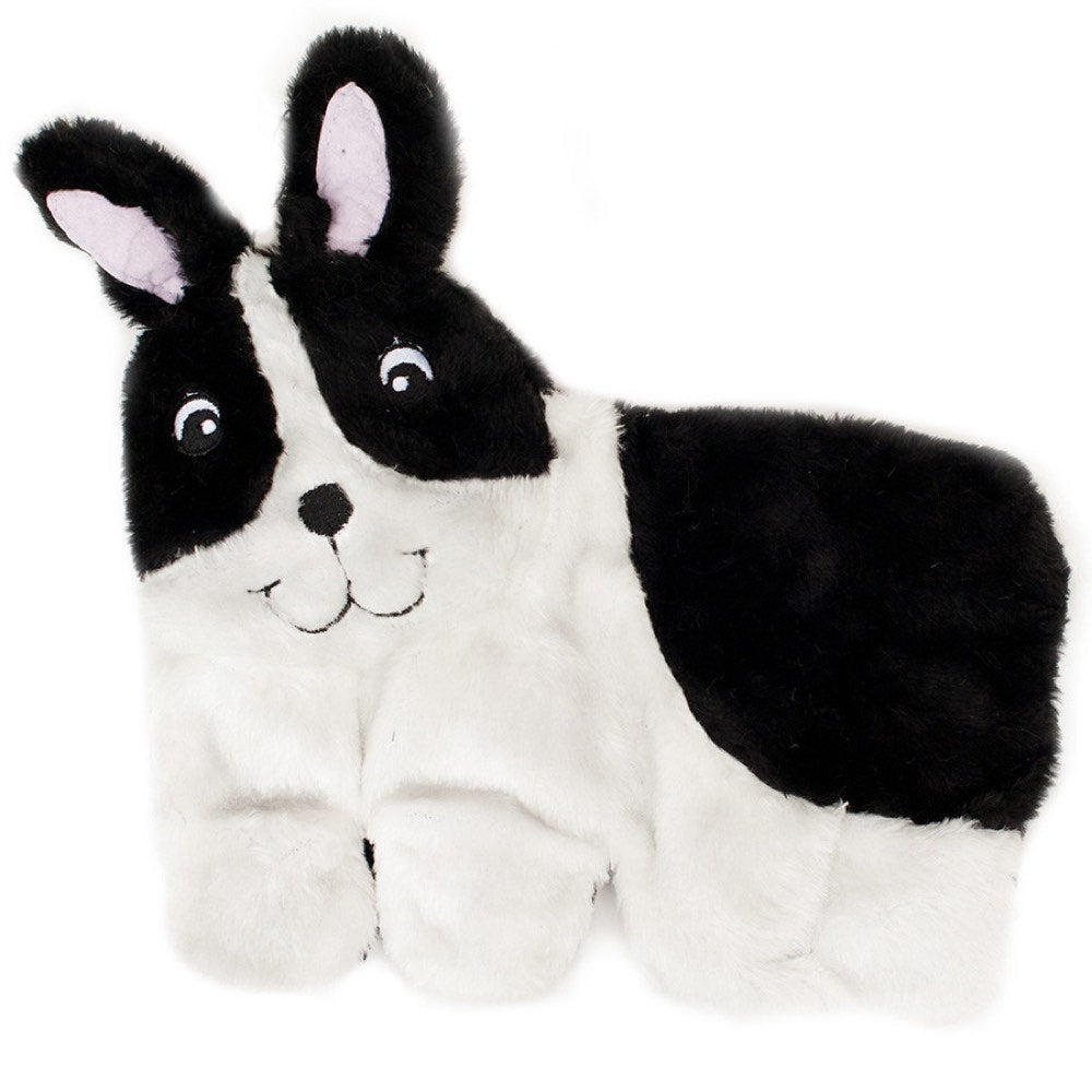 ZippyPaws Squeakie Pup Boston Terrier Dog Toy